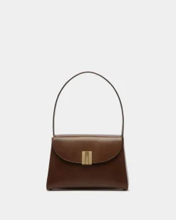 Schultertasche Ollam Aus Leder In Marron Glacé