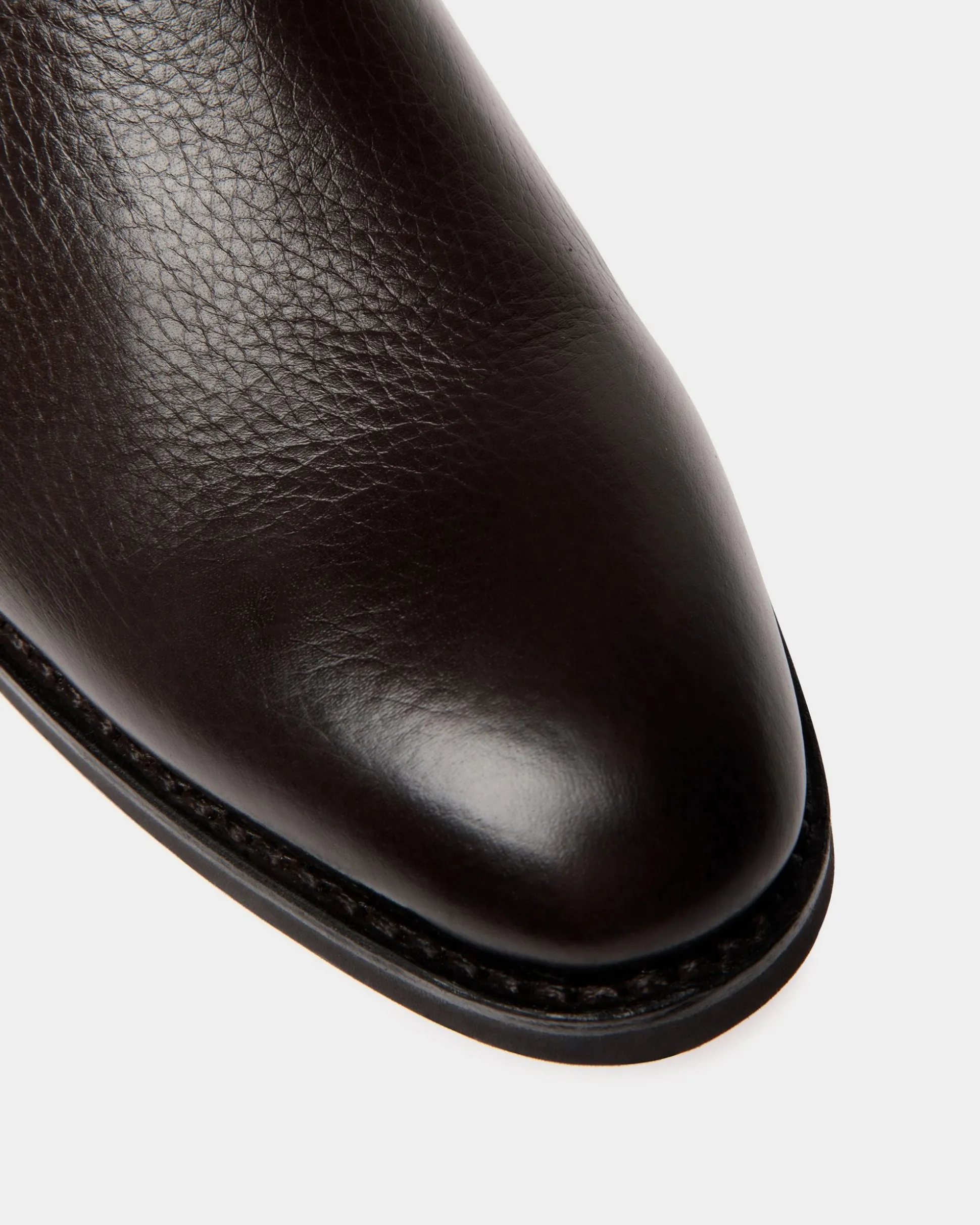 Scribe Un Bootie Aus Hirschleder In Ebenholzschwarz