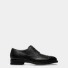 Scribe Un Derby-Schuh Aus Hirschleder In Schwarz