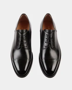 Scribe Un Derby-Schuh Aus Leder In Schwarz