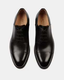 Scribe Un Derby-Schuh Aus Leder In Schwarz