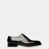 Scribe Un Oxford-Schuh Aus Leder In Schwarz