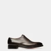 Scribe Un Oxford-Schuh Aus Leder In Ebenholz