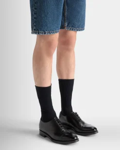 Scribe Un Oxford-Schuh Aus Leder In Schwarz