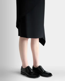 Scribe Un Oxford-Schuh Aus Leder In Schwarz