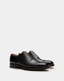 Scribe Un Oxford-Schuh Aus Leder In Schwarz