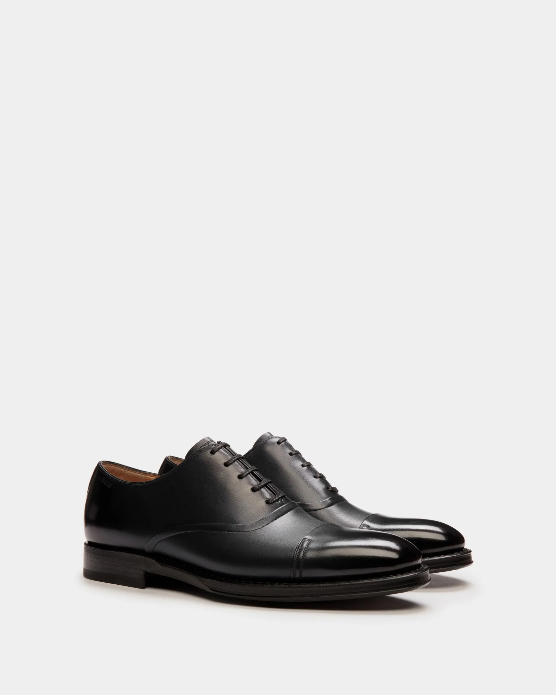 Scribe Un Oxford-Schuh Aus Leder In Schwarz