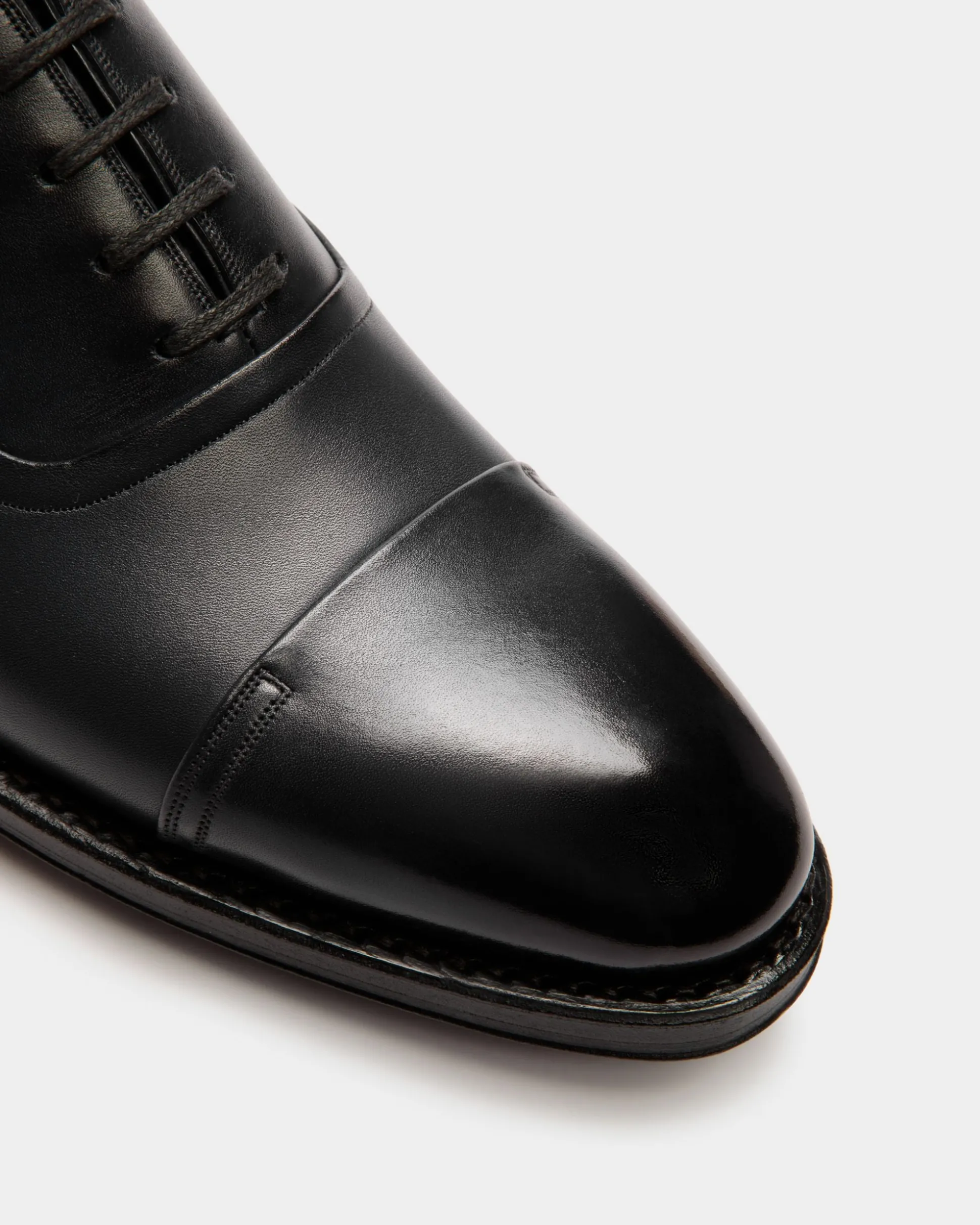 Scribe Un Oxford-Schuh Aus Leder In Schwarz