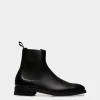 Scribe Un Stiefelette Aus Hirschleder In Schwarz