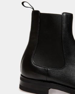 Scribe Un Stiefelette Aus Hirschleder In Schwarz