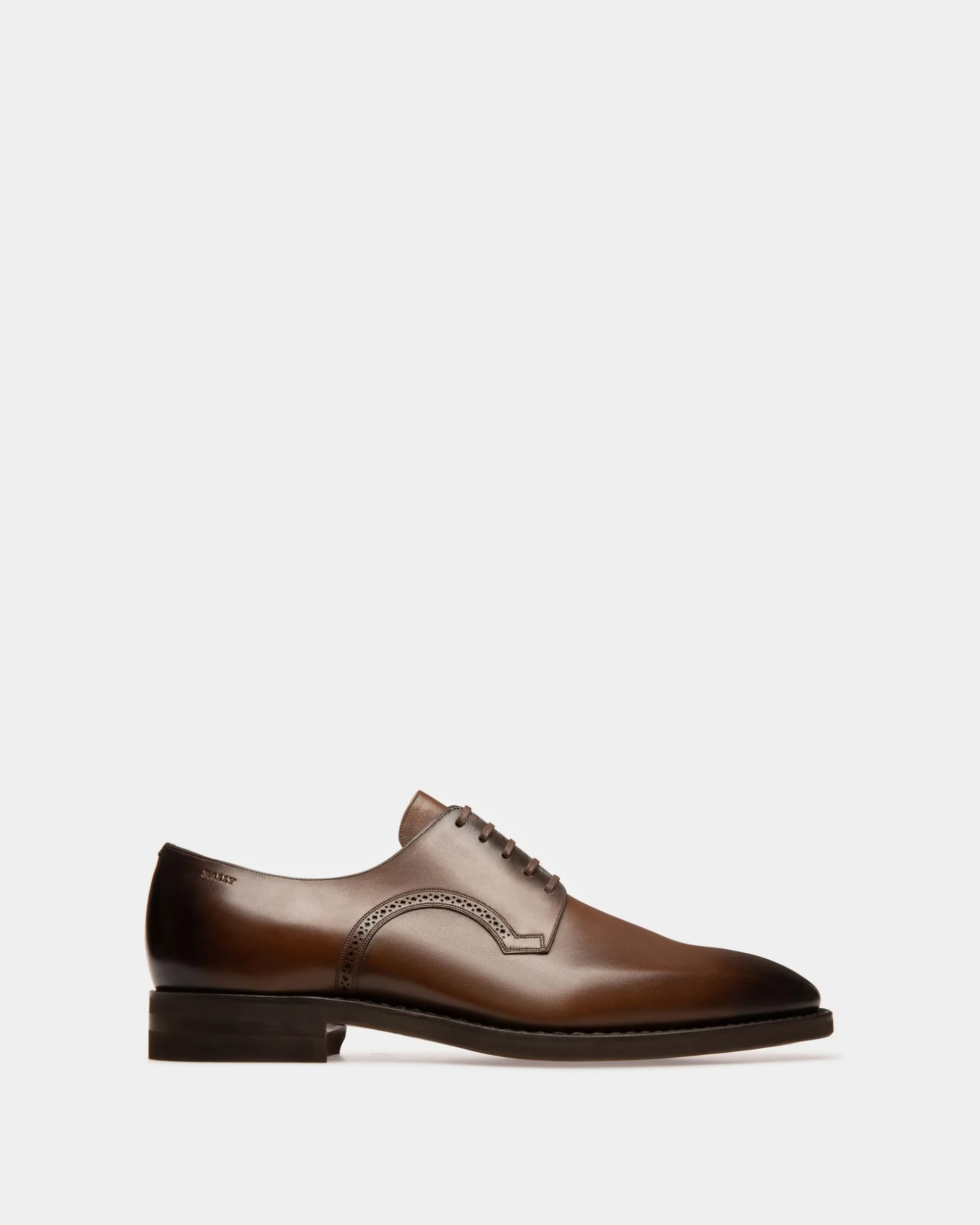 Scrivani Derbyschuhe Aus Braunem Leder