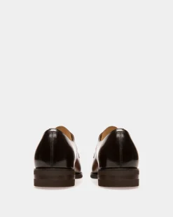 Scrivani Derbyschuhe Aus Braunem Leder