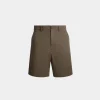 Shorts Aus Baumwolle In Military Green Aus Der Adrien Brody Travel-Kollektion