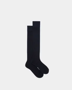 Socken Aus Baumwolle In Navy Blue
