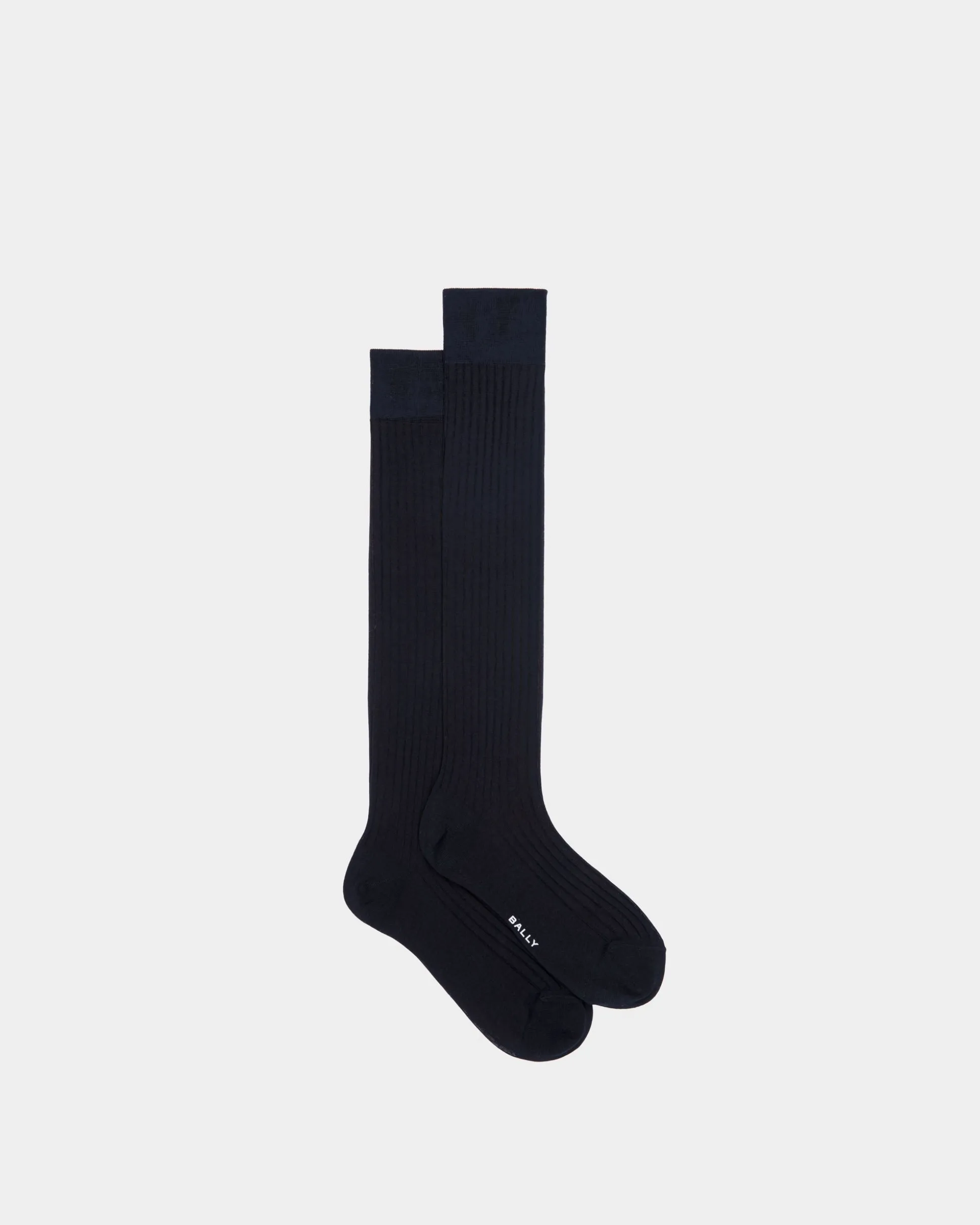 Socken Aus Baumwolle In Navy Blue