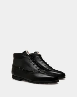 Stiefelette Plume Aus Leder In Schwarz