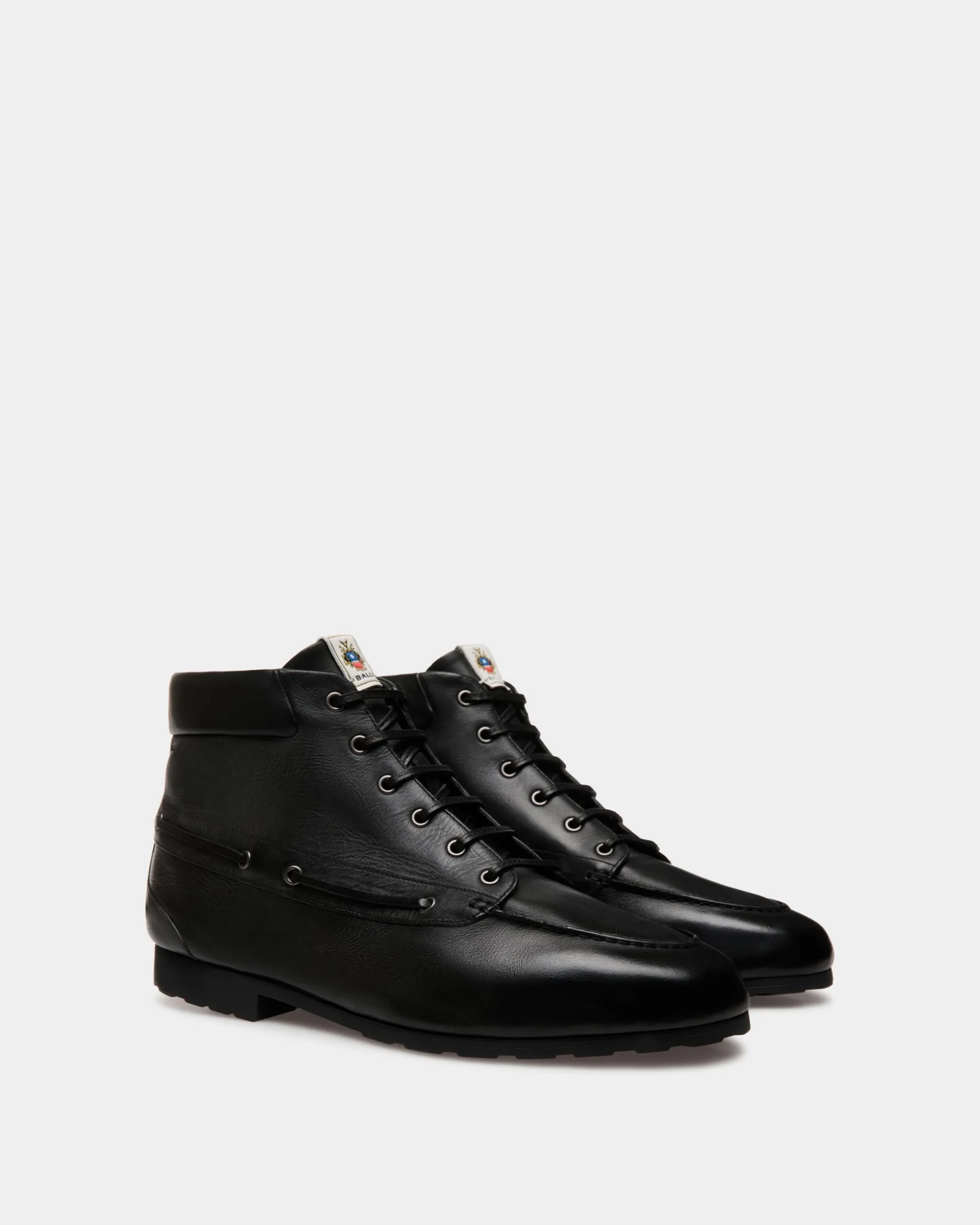 Stiefelette Plume Aus Leder In Schwarz