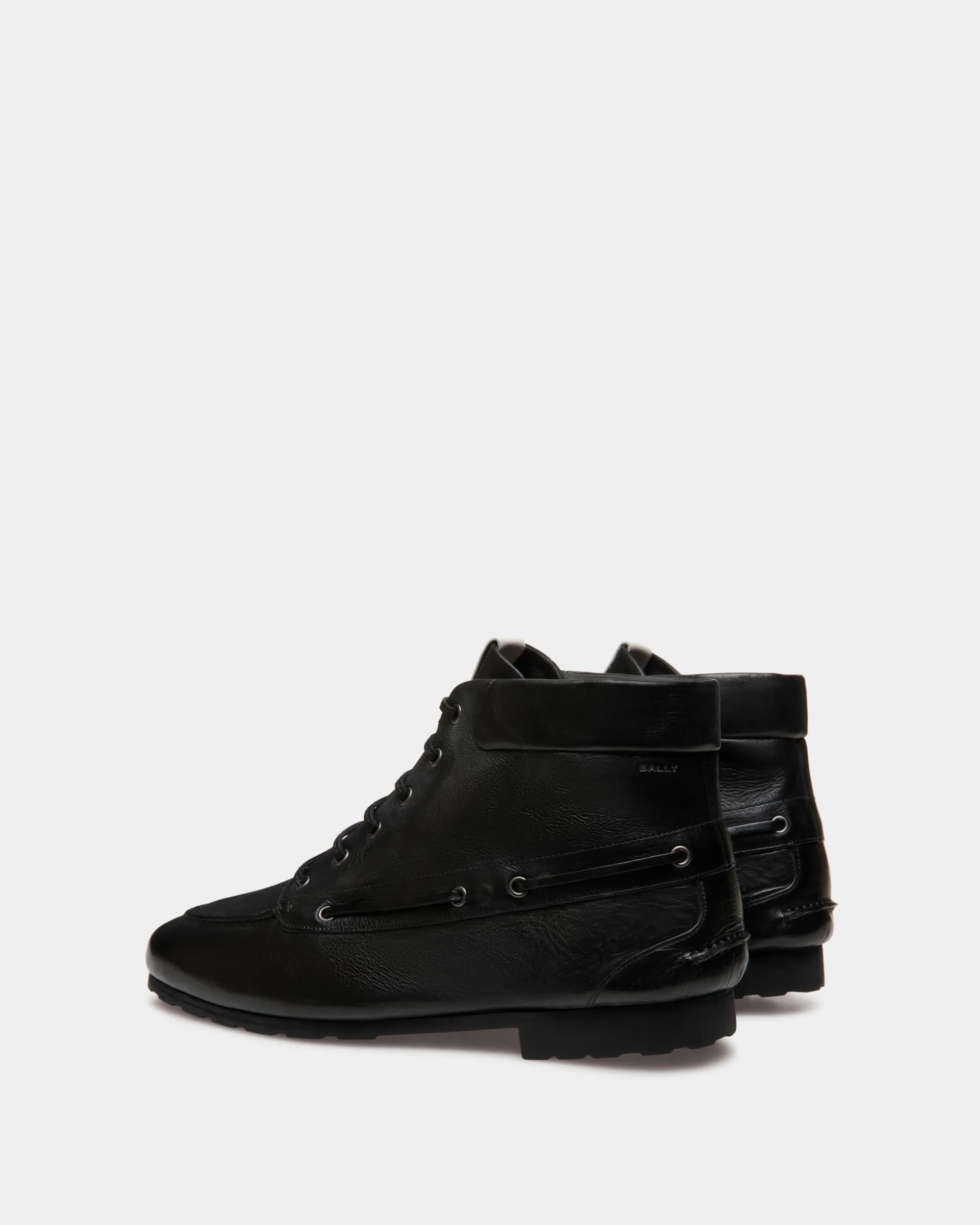 Stiefelette Plume Aus Leder In Schwarz
