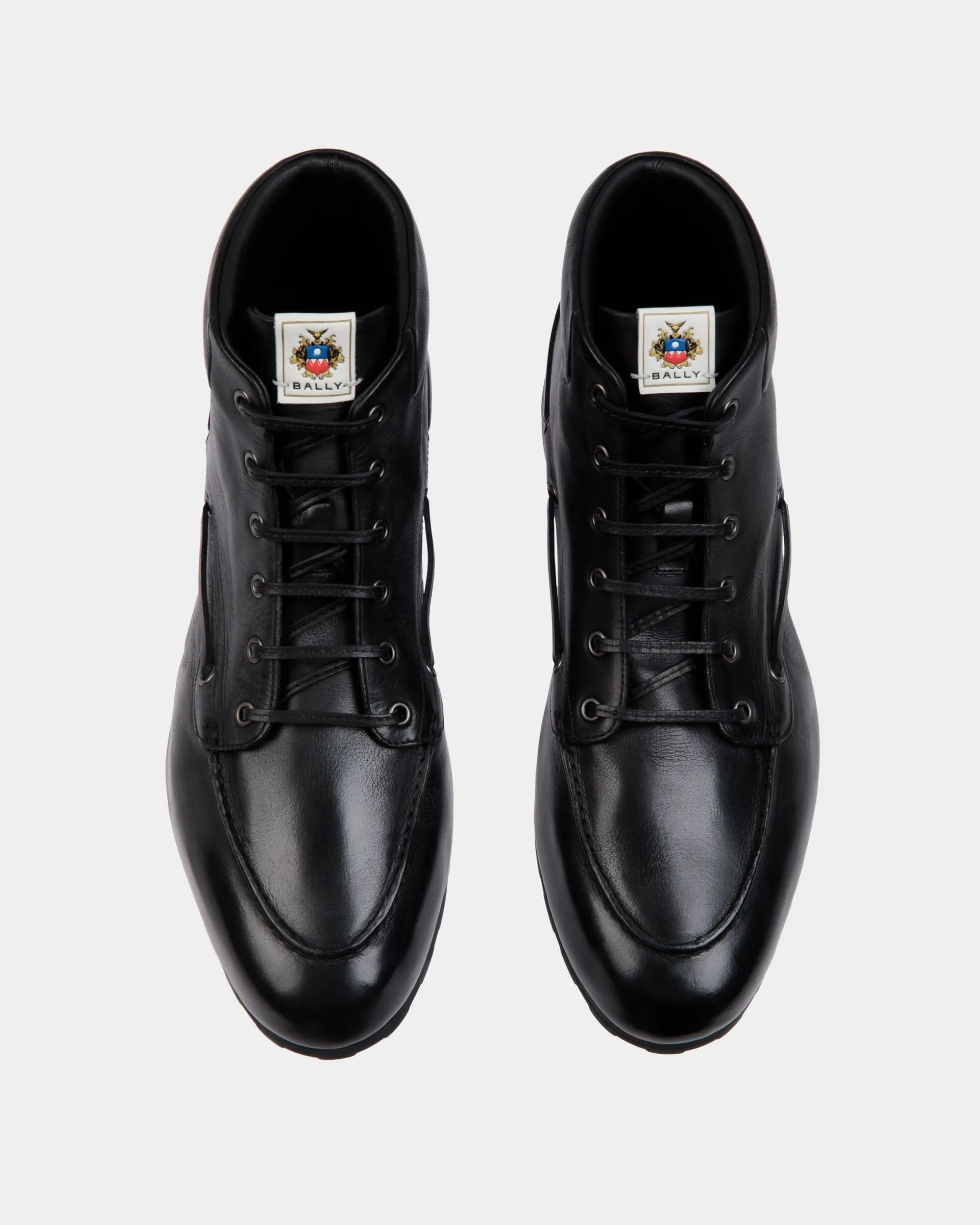 Stiefelette Plume Aus Leder In Schwarz