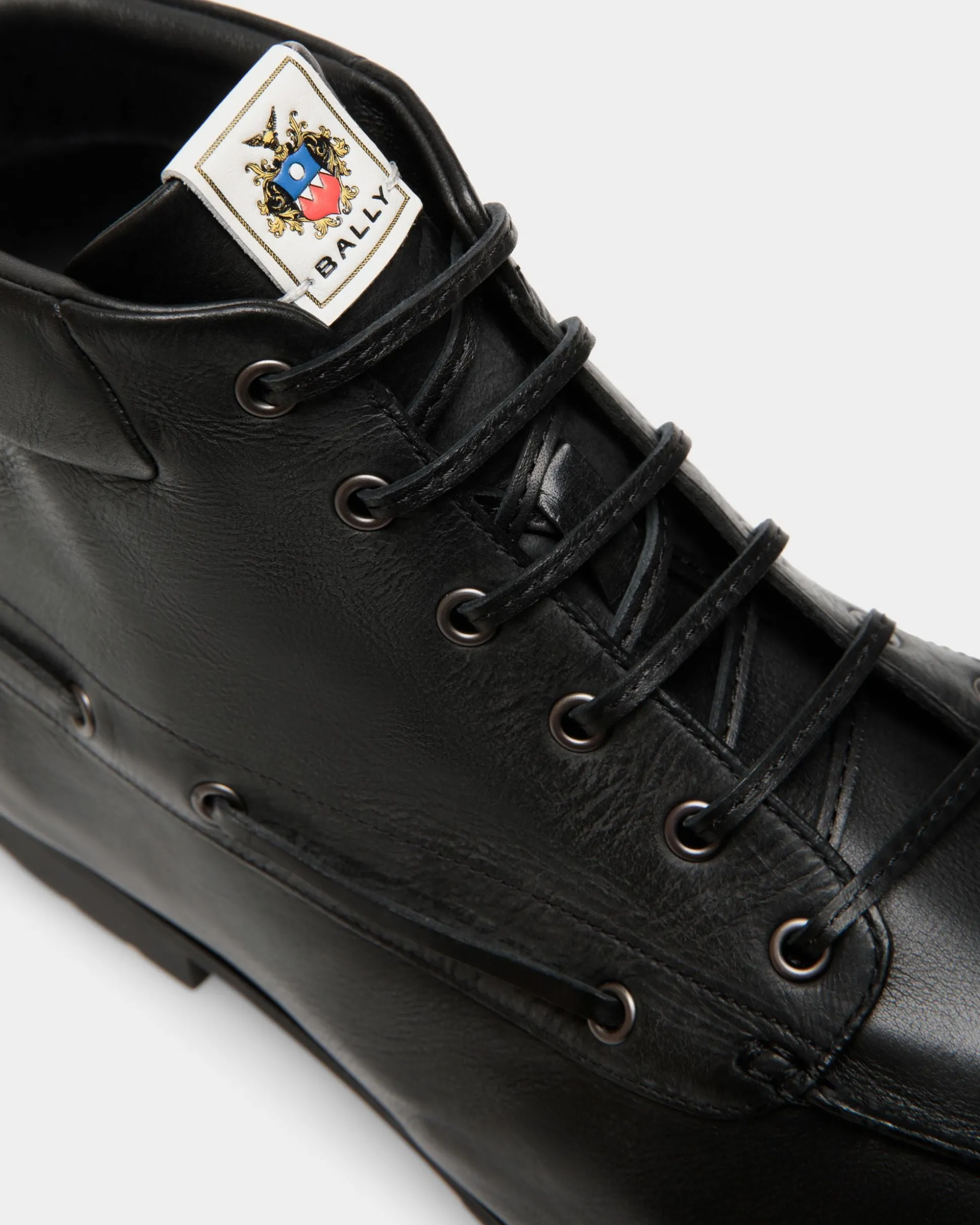 Stiefelette Plume Aus Leder In Schwarz