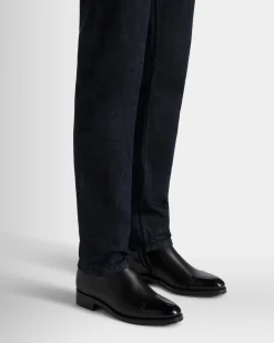 Stiefeletten Aus Leder In Schwarz Aus Der Adrien Brody Travel-Kollektion