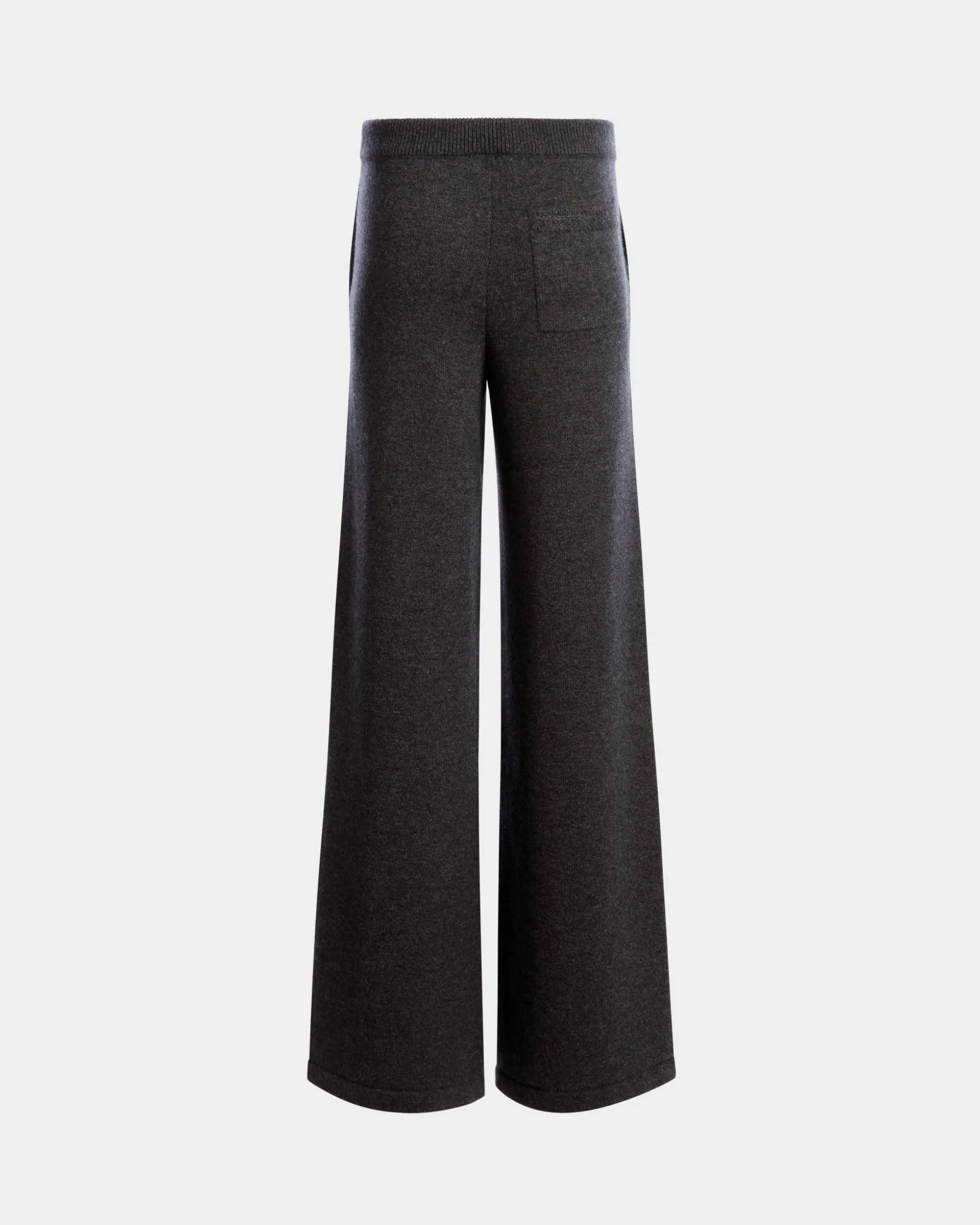 Strickhose Aus Wolle-Kaschmir-Mix In Dunkelgrau
