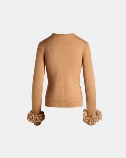 Strickoberteil Aus Mohair Und Seide In Light Beige