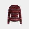 Stricktop Aus Mehrfarbiger Wolle