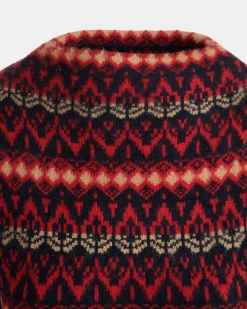 Stricktop Aus Mehrfarbiger Wolle