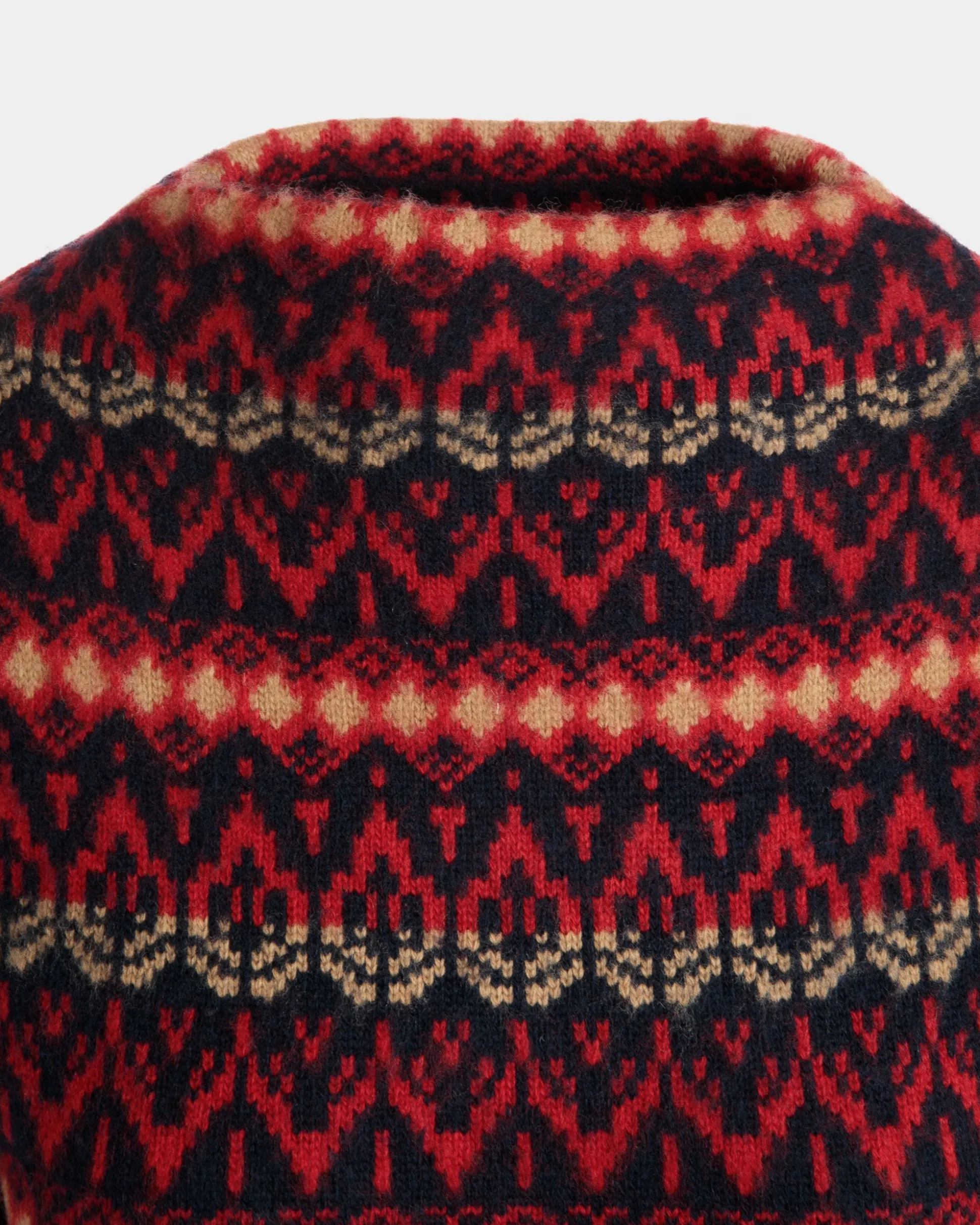 Stricktop Aus Mehrfarbiger Wolle