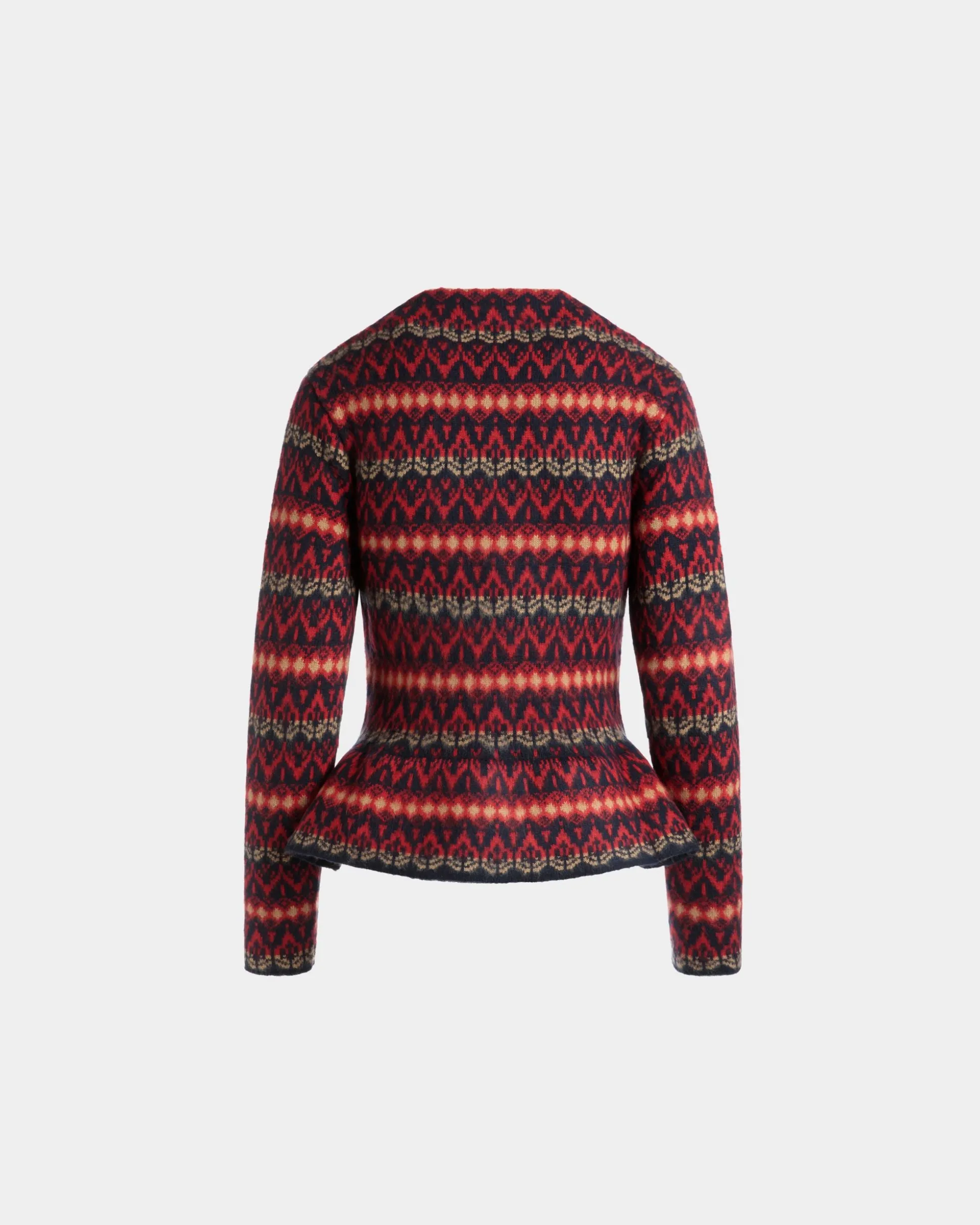 Stricktop Aus Mehrfarbiger Wolle