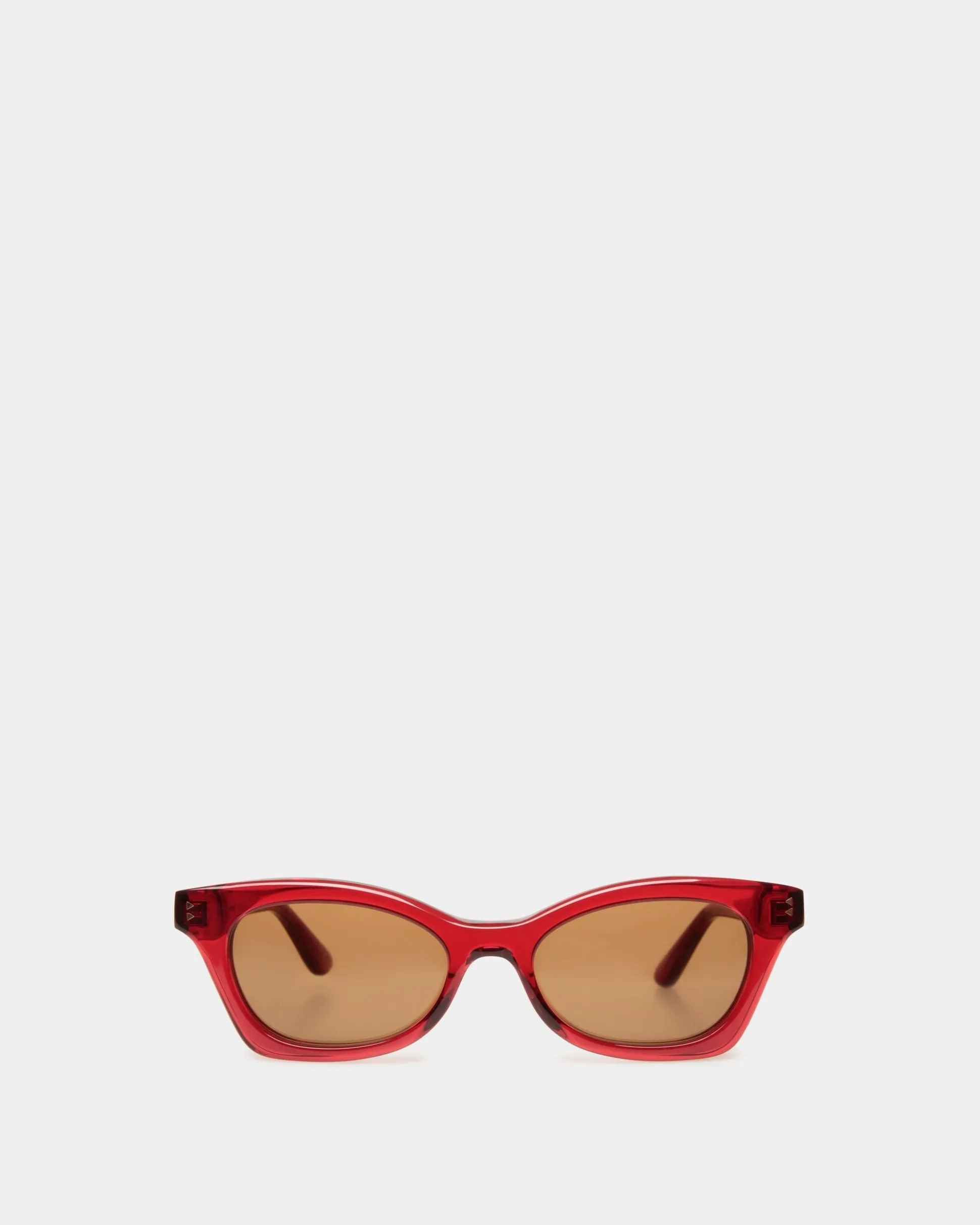 Sue Sonnenbrille Aus Rotem Acetat