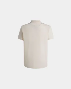 Summer Capsule Poloshirt Aus Weißer Baumwolle