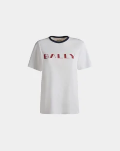 Summer Capsule T-Shirt Aus Weißer Baumwolle