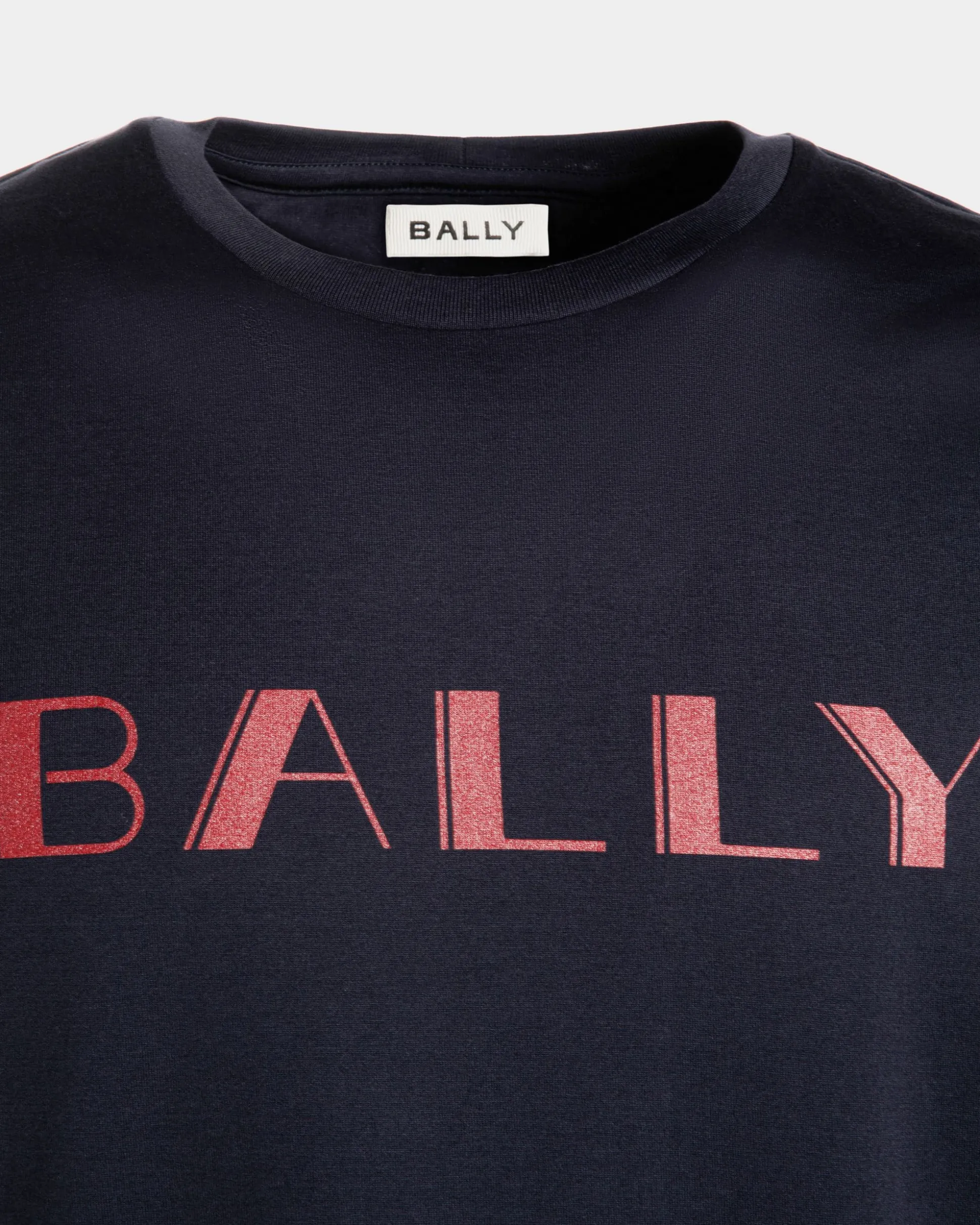 Summer Capsule T-Shirt Aus Baumwolle In Marineblau
