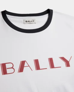 Summer Capsule T-Shirt Aus Weißer Baumwolle