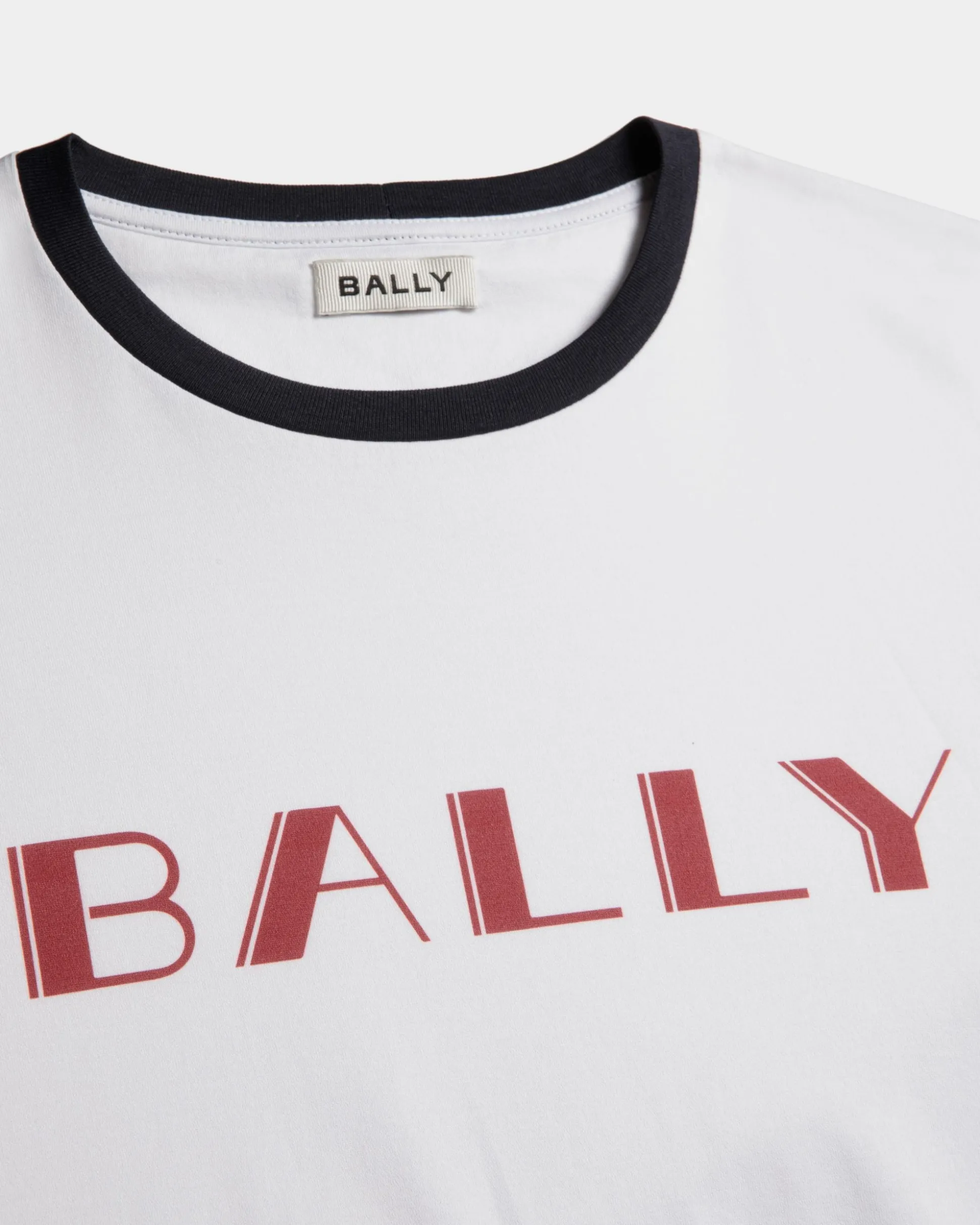 Summer Capsule T-Shirt Aus Weißer Baumwolle