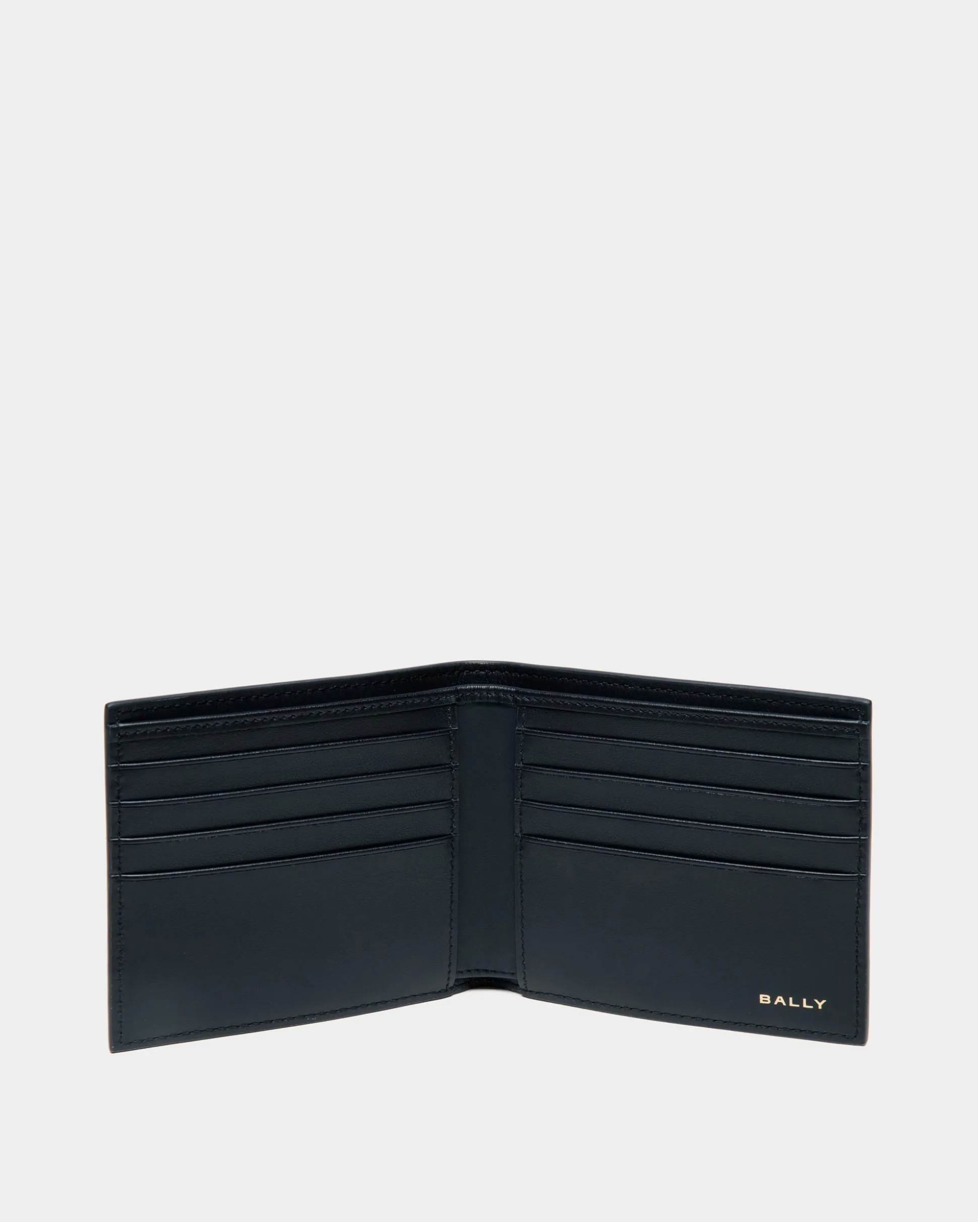 Summer Capsule Zweiteilige Geldbörse Aus Leder In Weiß Und Marineblau