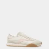 Sussex Sneaker Aus Leder in Staubweiß und Rosé