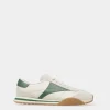 Sussex Sneaker Aus Leder In Staubweiß Und Kelly Green