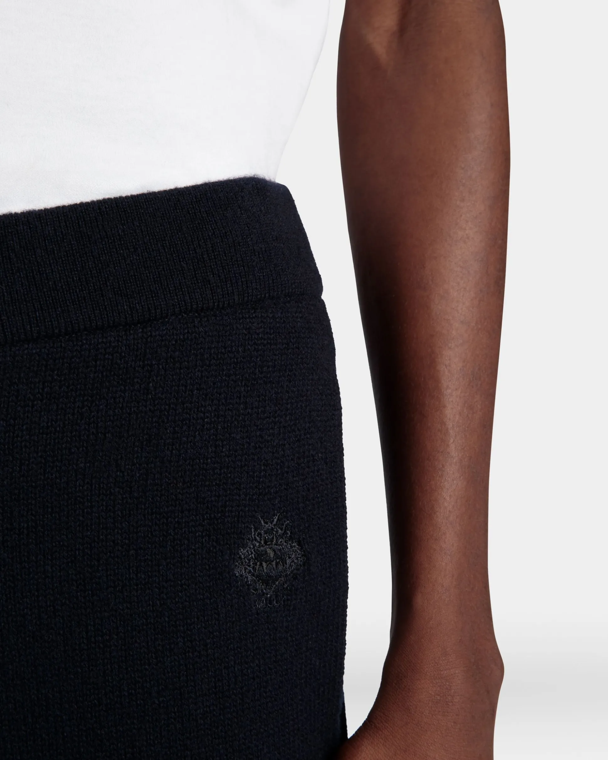 Sweathose Aus Einer Wollmischung In Navy Blue Aus Der Adrien Brody Travel-Kollektion
