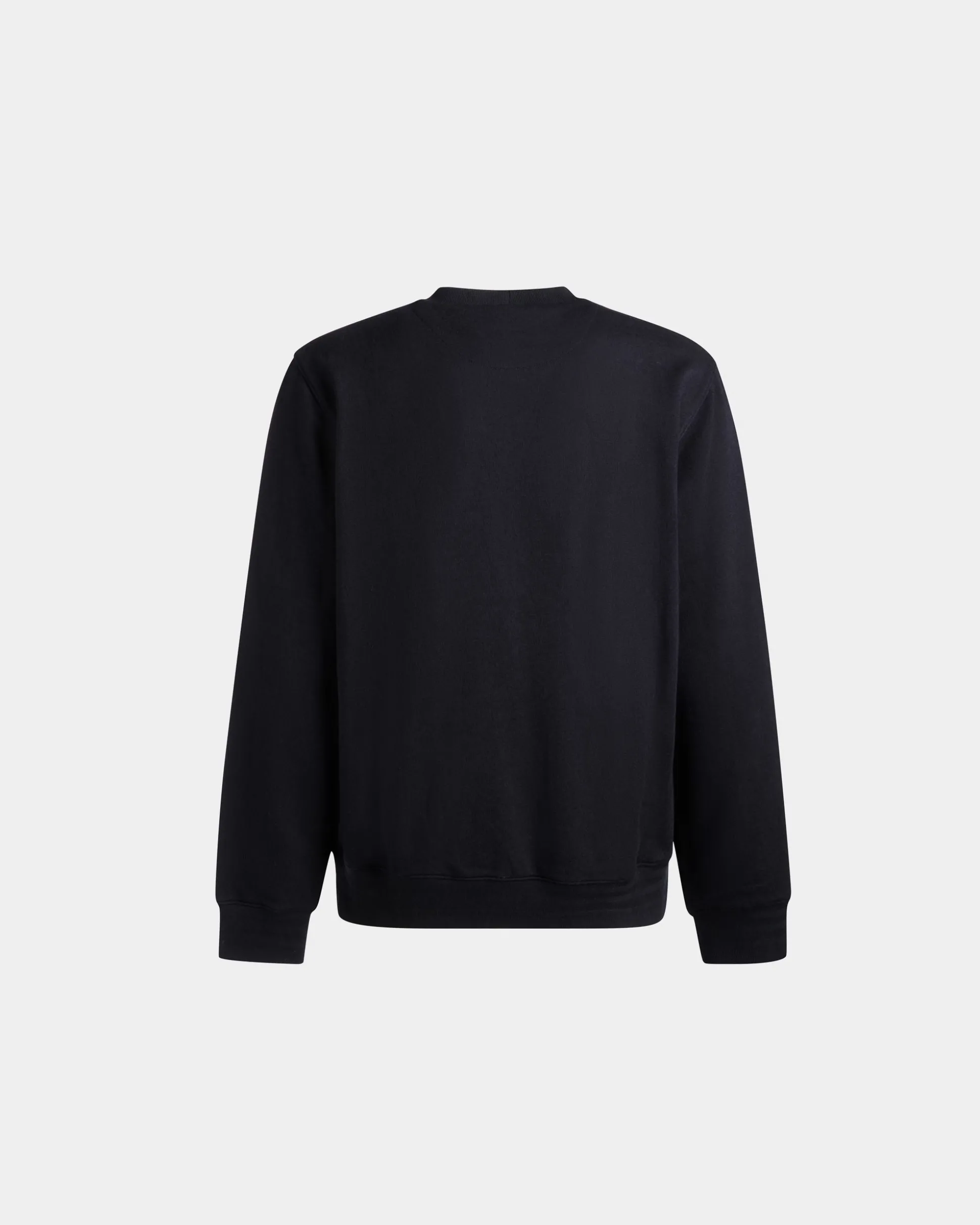 Sweatshirt Mit Rundhalsausschnitt Aus Kaschmirgemisch In Navy Blue Aus Der Adrien Brody Travel-Kollektion