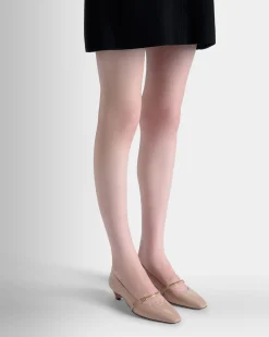 Sylt Mary Jane Aus Gebürstetem Leder In Hellbeige