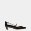 Sylt Mary Jane Aus Leder In Schwarz