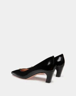 Sylt Pumps Aus Gebürstetem Leder In Schwarz