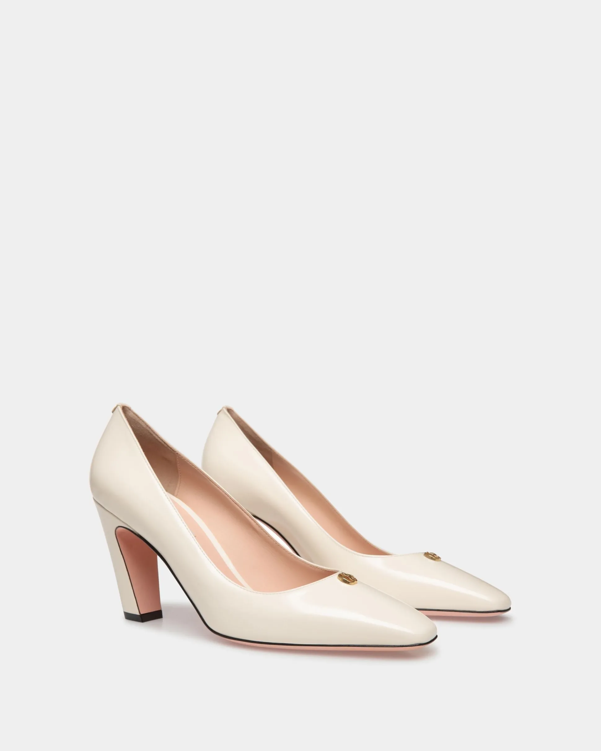 Sylt Pumps Aus Leder In Weiß