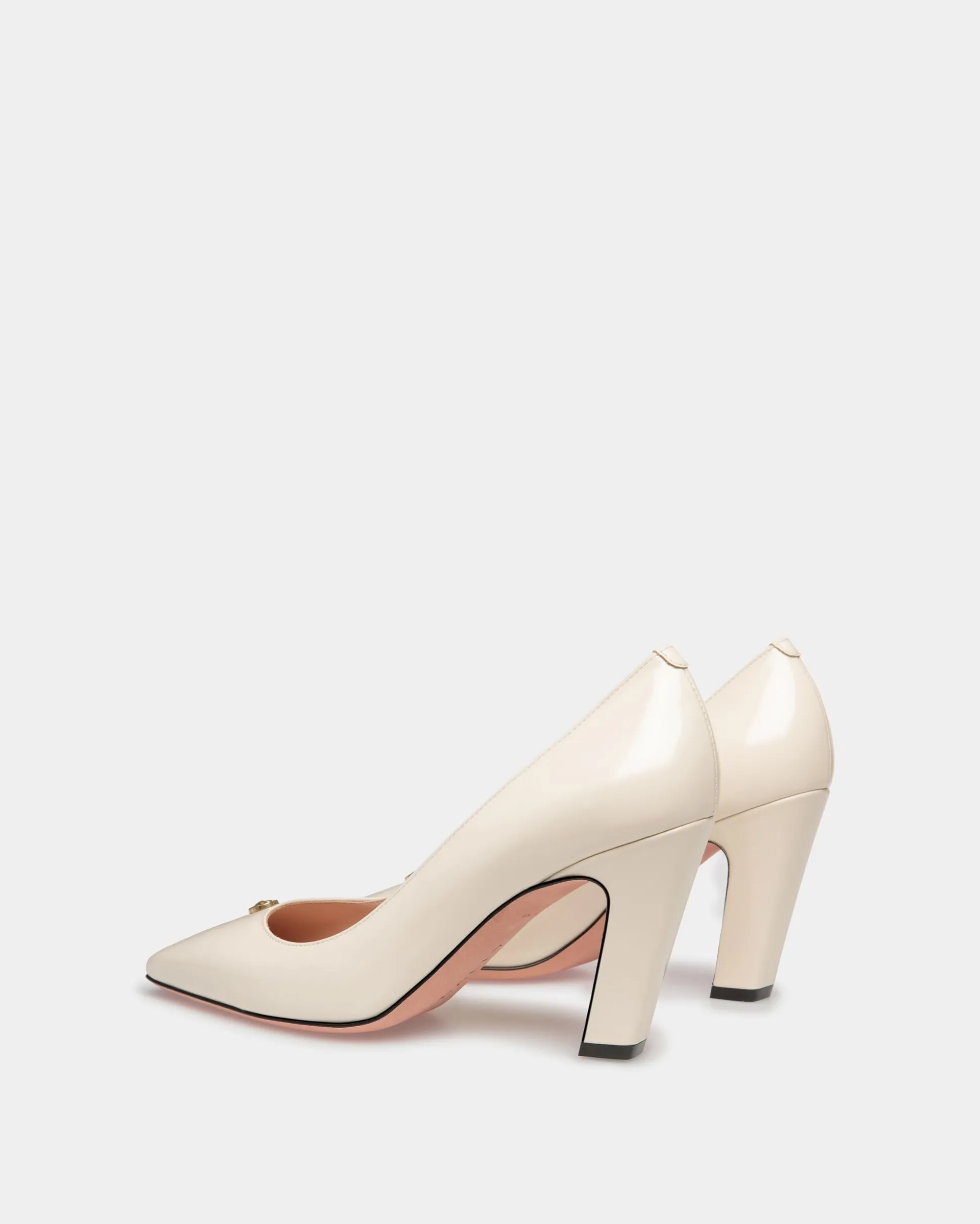 Sylt Pumps Aus Leder In Weiß