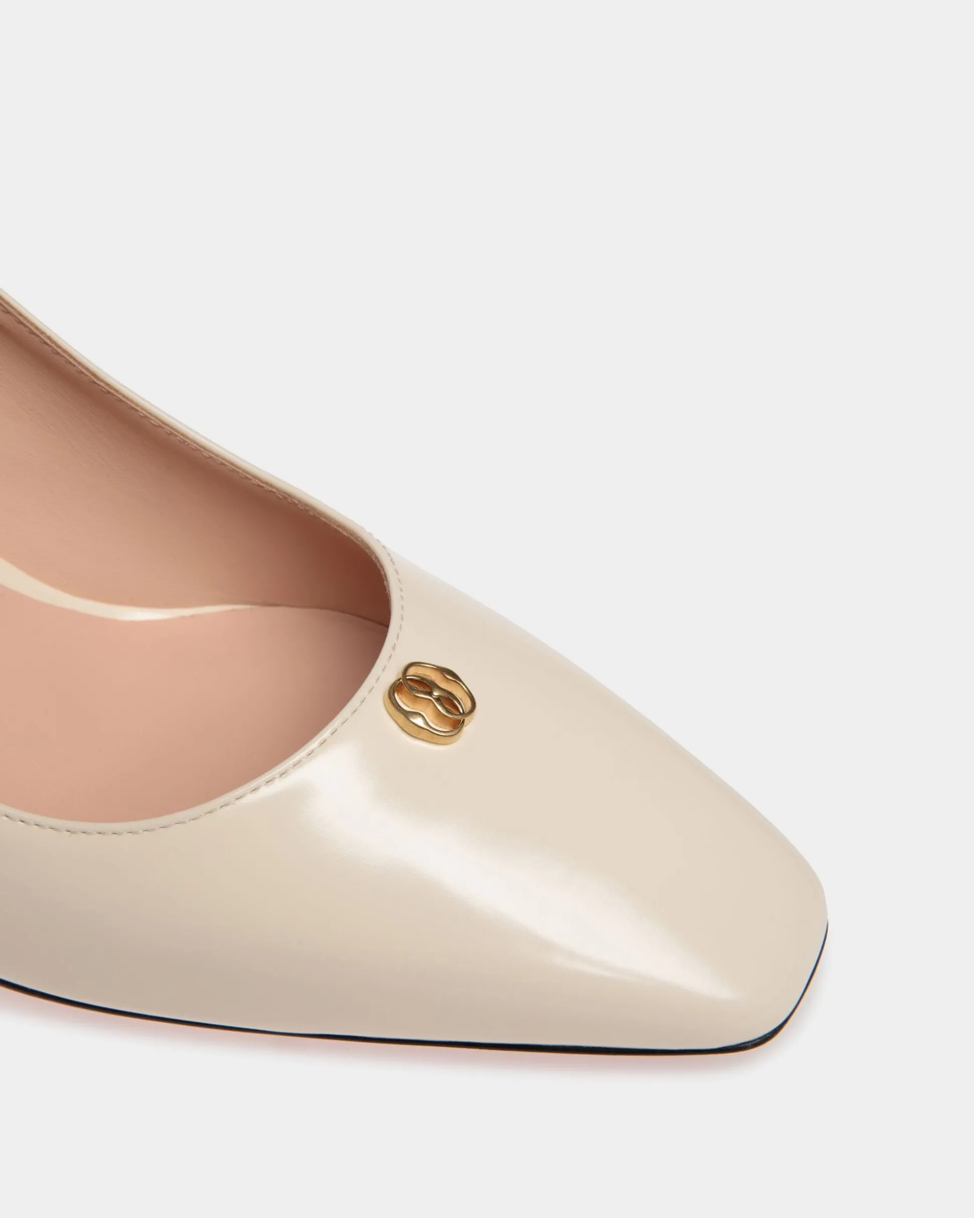 Sylt Pumps Aus Leder In Weiß