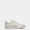 Tennis Sneaker Aus Leder In Weiß
