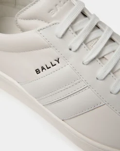 Tennis Sneaker Aus Leder In Weiß